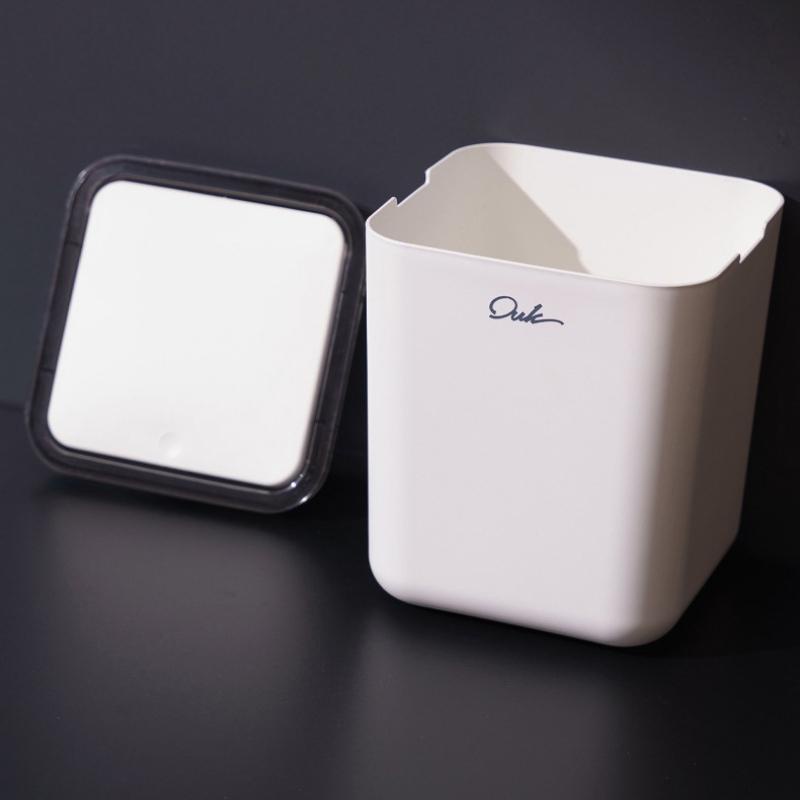 Thùng Rác Mini Cao Cấp Nắp Bật Để Bàn Văn Phòng Nhựa PP Đa Năng Tiện Dụng Màu Siêu Xinh