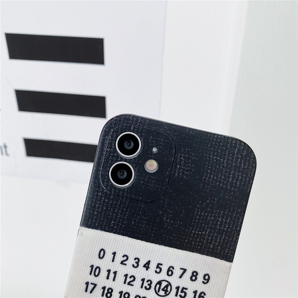 Ốp Điện Thoại Nhựa Mềm In Logo Maison Margiela Cho Iphone14 14Plus 14Pro 14ProMax 13 13Pro 13ProMax 12 12Pro 12ProMax  11 Pro Max 7 / 8plus Se2020 X / Xs Xr Xsmax