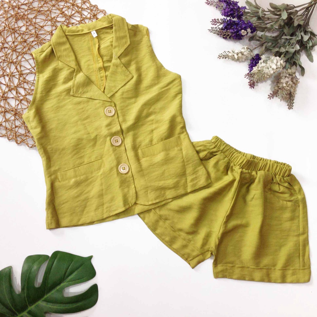 Set đũi vest bé gái