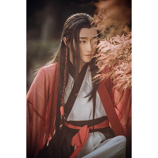 Tóc giả cổ trang Nam kết sẵn theo bộ - Mẫu 10