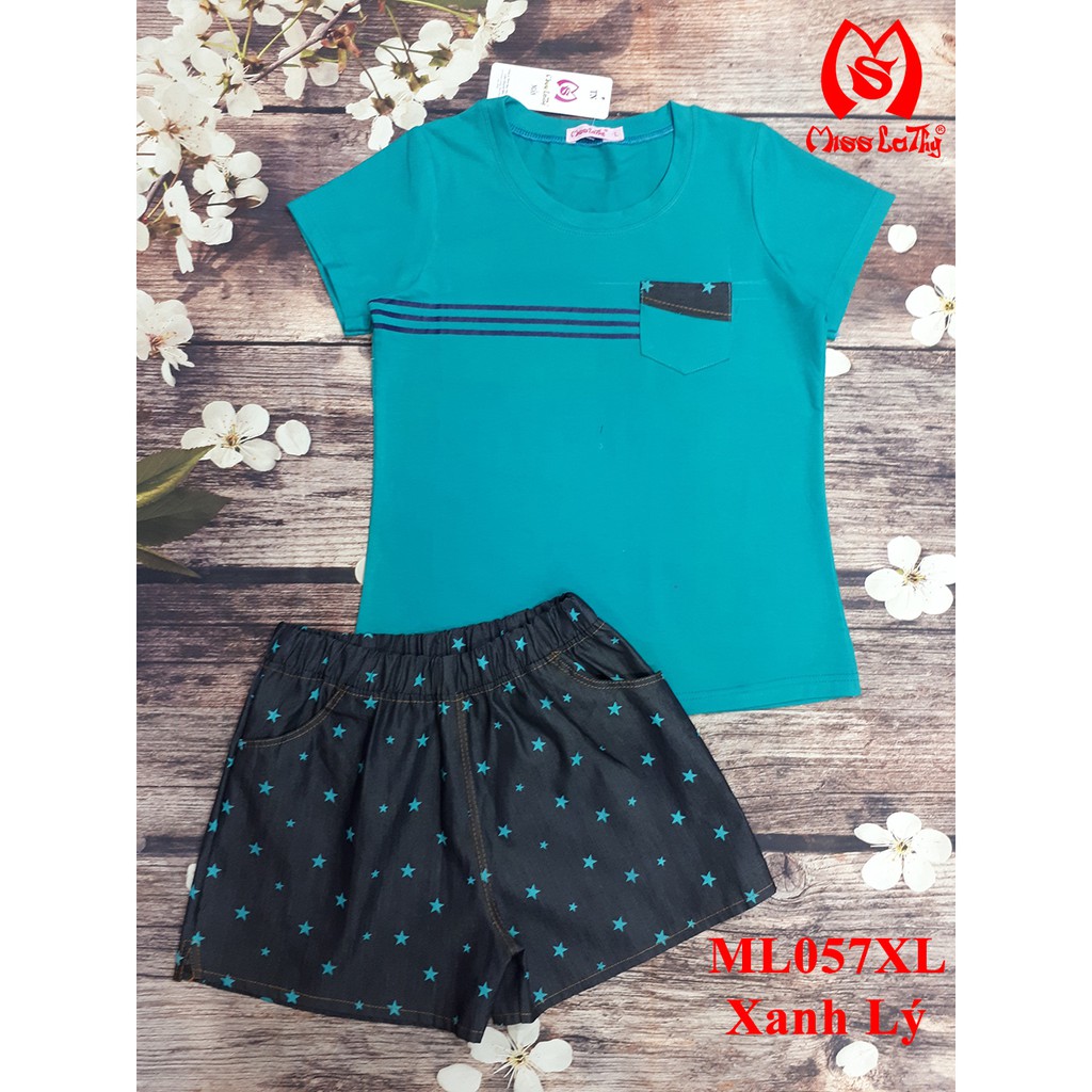 [Freeship từ 150k] ML057+ - Bộ mặc nhà nữ Jean Ngôi Sao MISS LATHY | BigBuy360 - bigbuy360.vn