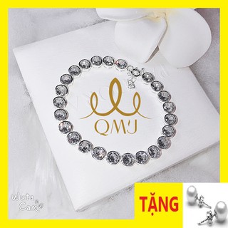 💖FREESHIP50K - Lắc tay bạc - Lắc taY đá full tròn siêu lấp lánh, bạc chuẩn 925 cao cấp