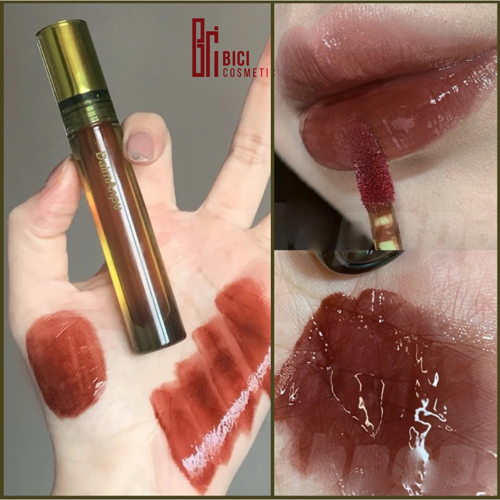 Son Daimanpu Tint Bóng Vỏ Xanh Matcha Mirror Lip Glaze