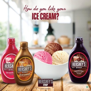Sốt caramel Syrup Hershey's 