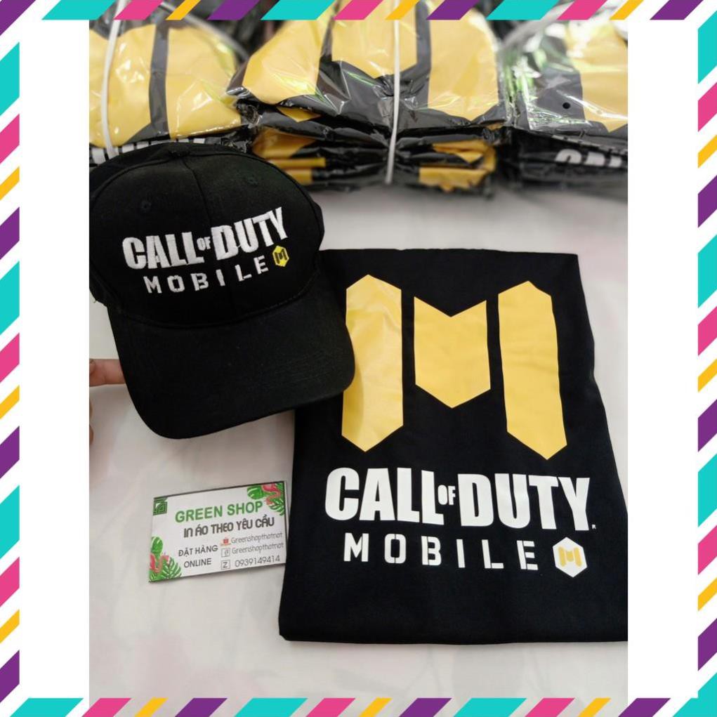 RẺ VÔ ĐỊCH- Combo Áo và nón Call of Duty Mobile (ảnh thật)