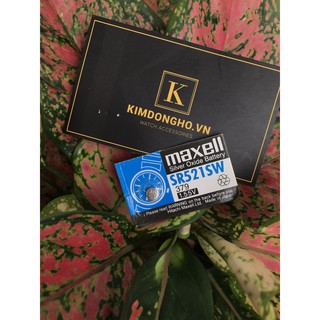 Viên pin đồng hồ Maxell 521 chuyên thay pin đồng hồ đeo tay, điều khiển các loại - SR521SW - 379 vỉ 1 viên