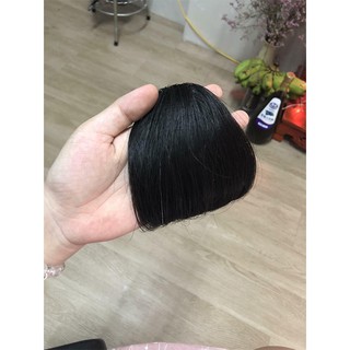 Mái ngố, mái dày Tóc thật dệt tay.