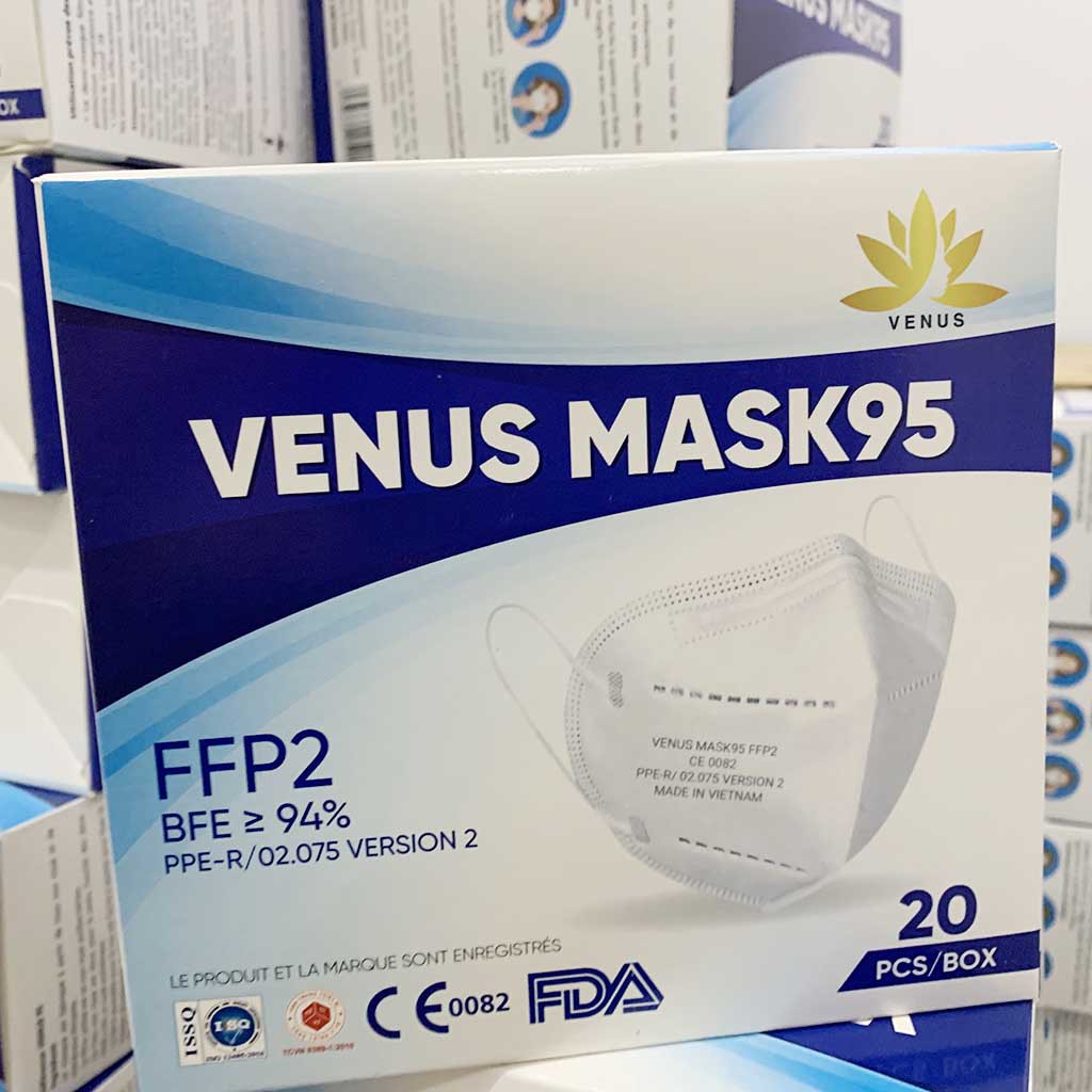 Khẩu trang cao cấp VENUS MASK95 Hộp 20 chiếc | BigBuy360 - bigbuy360.vn