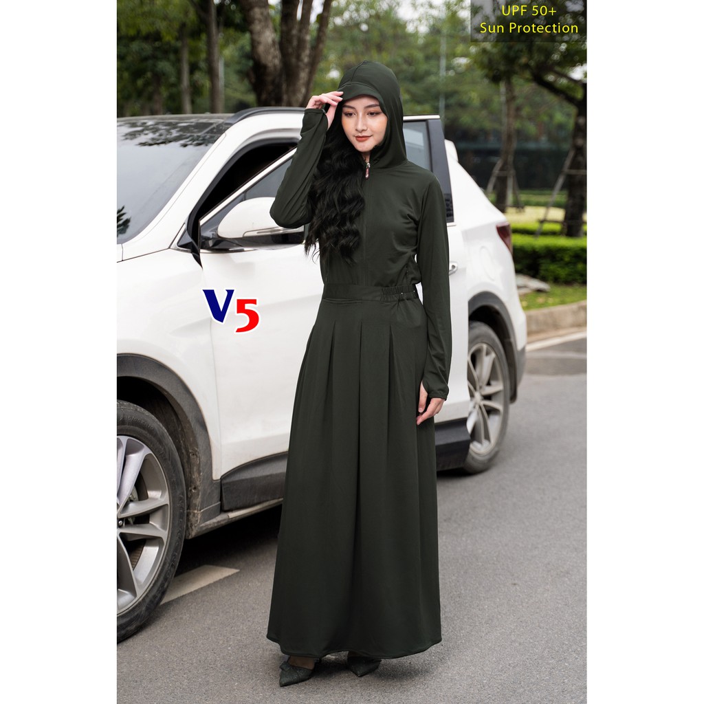 Chân váy chống nắng thun lạnh Nhật bản | BigBuy360 - bigbuy360.vn