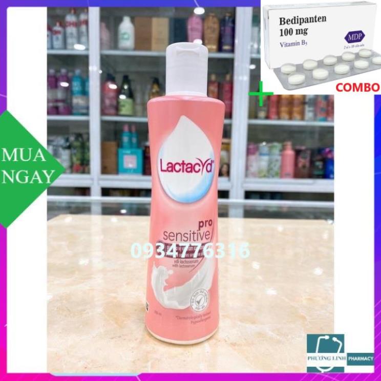 Combo Bedipanten 100mg +  LACTACYD VỆ SINH PHỤ NỮ