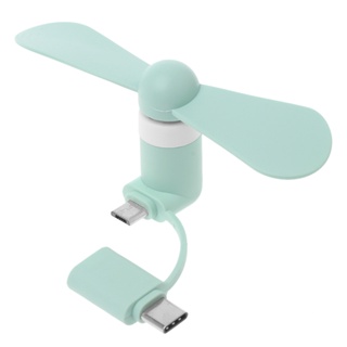 Quạt Mini Cổng Type-C USB Gắn Điện Thoại Android
