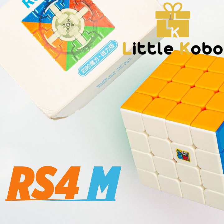 Rubik 4x4 RS4M 2020 RS4 M Rubic Nam Châm 4 Tầng Stickerless (Hãng Mod)