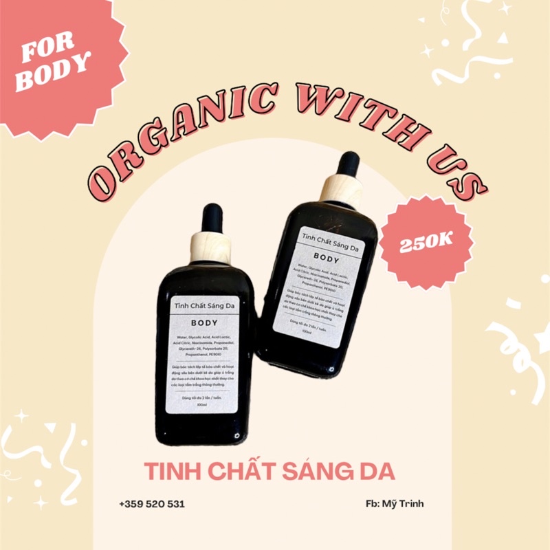Tinh Chất Dưỡng Trắng Da Body [OWU]
