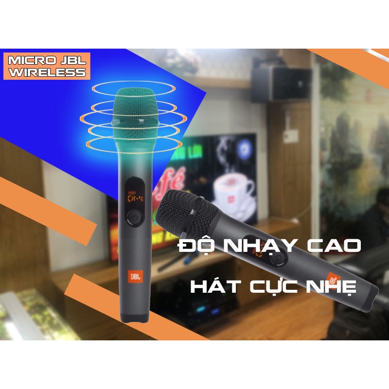Cặp Mic JBL Wireless Không Dây | Hàng Chính Hãng_Mới 100% Bảo Hành 1 Năm