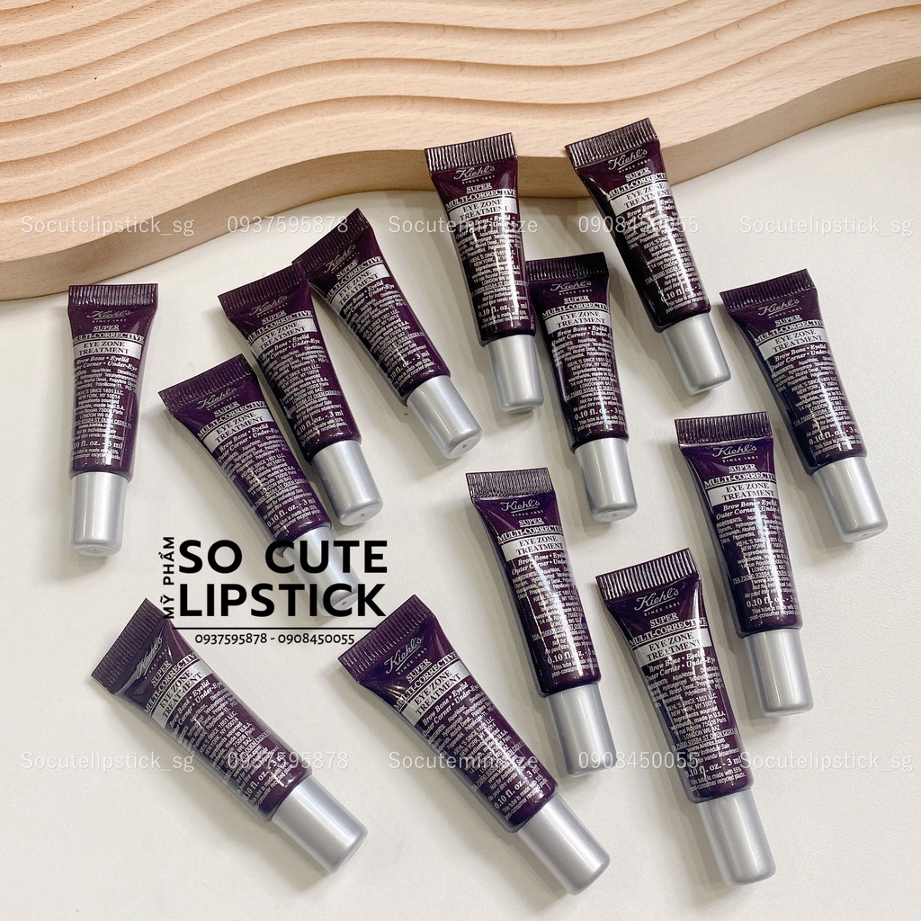 [2022] Gói Kem mắt Kiiehl's Super Multi-Corrective Eye Zone Treatment Sample Gói1.5ml - Anti-Aging Eye Cream