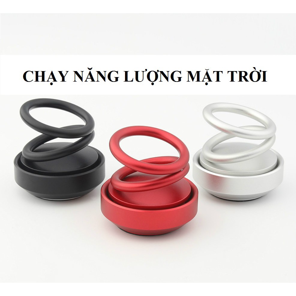 Vòng quay vô cực chạy năng lượng mặt trời gắn taplo Ô tô , Kèm sáp thơm