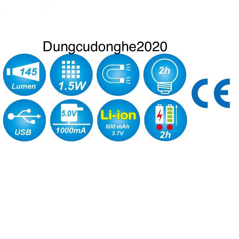 Đèn Led Sạc Kingtony 9TA28