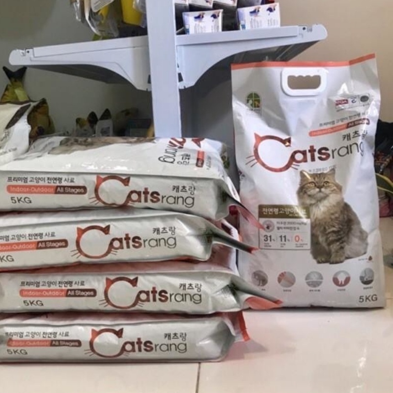 Thức ăn hạt cho mèo Catsrang Hàn Quốc-gói 400g-familypetshop.vn