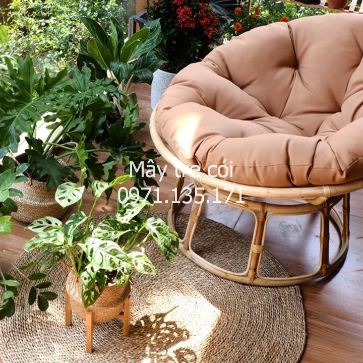 Thảm cói trang trí, chụp ảnh mẫu tròn trơn size 40/50/60/80/90/1m TC