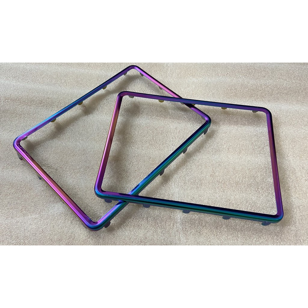 Khung biển số xe máy 7 màu titan