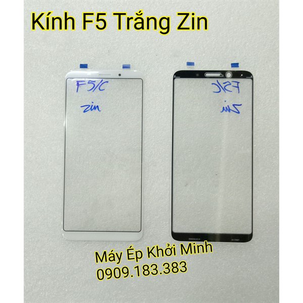 Kính Oppo F5 TRẮNG ZIN