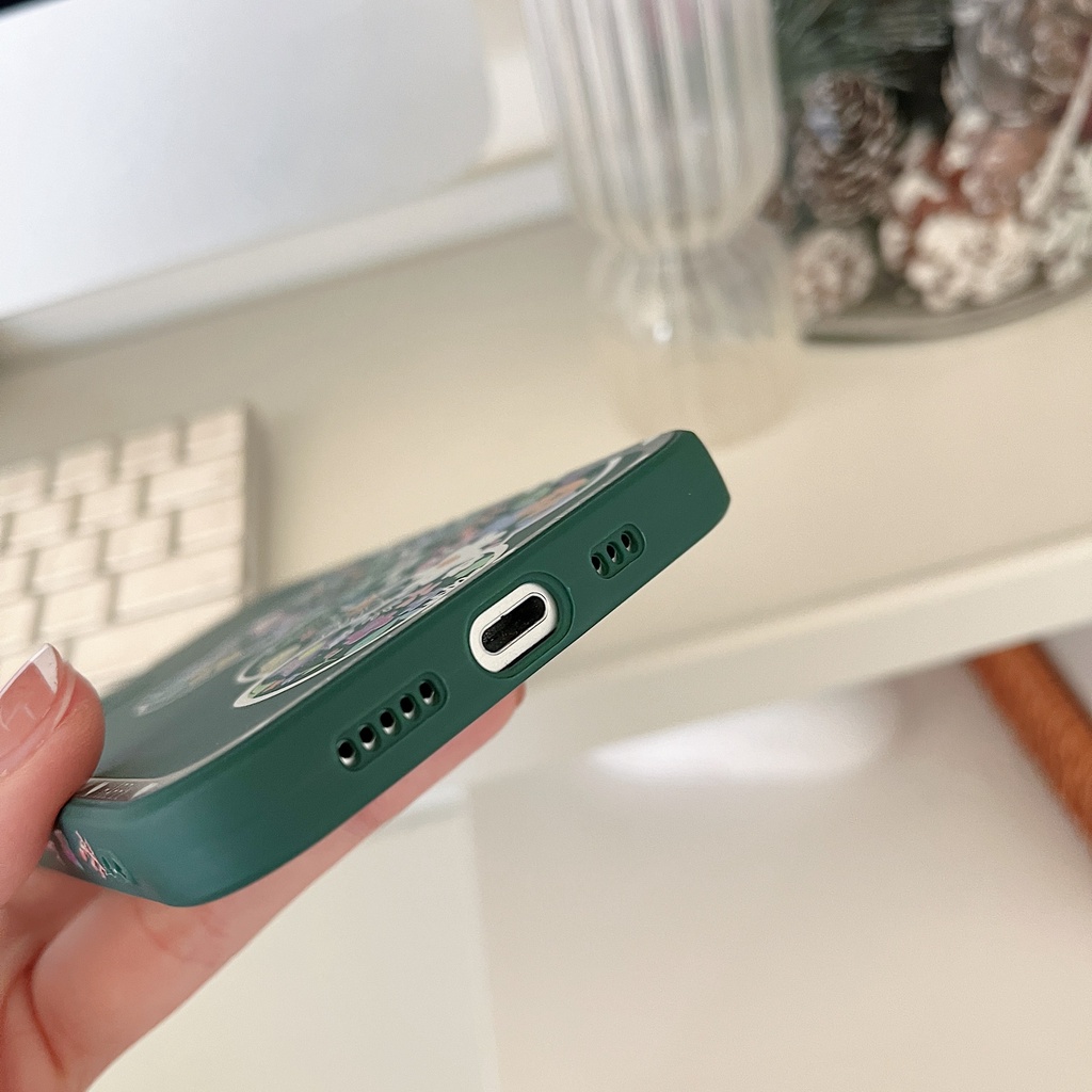 Ốp Điện Thoại Silicone Chống Sốc In Hình Gấu Cho iPhone 7 plus 8 plus xs max xr 11 pro max 12 pro max 13 pro max