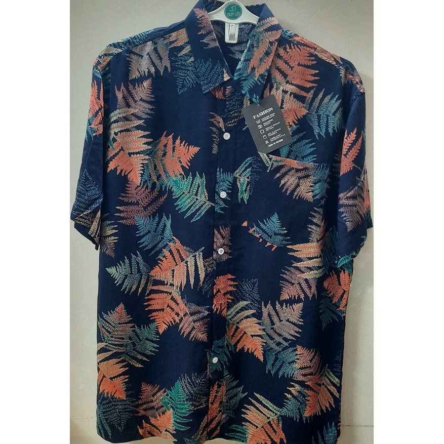 Aó sơ mi nam ngắn tay/cộc tay- Vải lanh