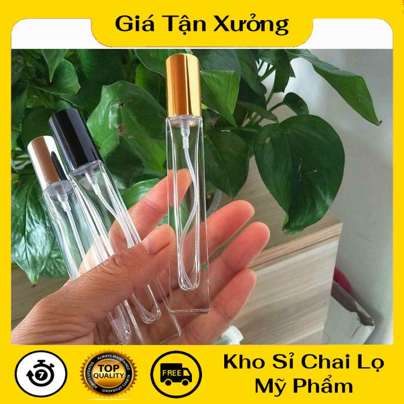 Lọ Chiết Nước Hoa ❤ TRÙM SỈ ❤ [10ml Cao dày] Lọ chiết nước hoa thủy tinh 10ml đựng dầu thơm , phụ kiện du lịch