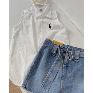 Chân váy jeans kèm nịt (Hàng sẵn/ảnh thật)