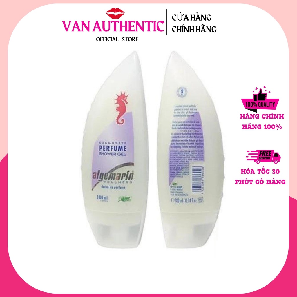 Sữa tắm cá ngựa hương nước hoa ALGEMARIN Exclusive Perfume Shower Gel