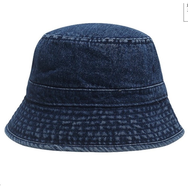 Mũ bucket vành cụp tai bèo trơn denim cao cấp form unisex nam nữ