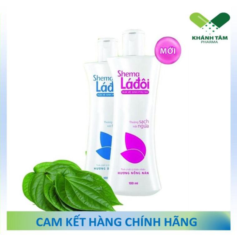 ! Dung dịch vệ sinh Shema Lá Đôi 100ml, 200ml [Shima, sema, shemar]