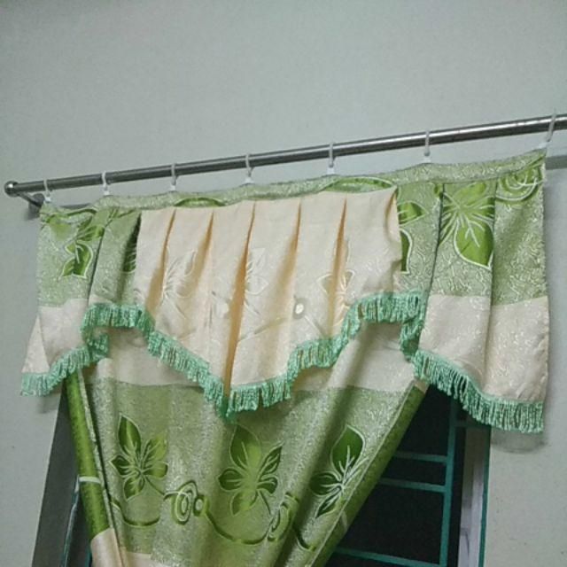 rèm cửa sổ ri đô ngăn phòng vải gấm