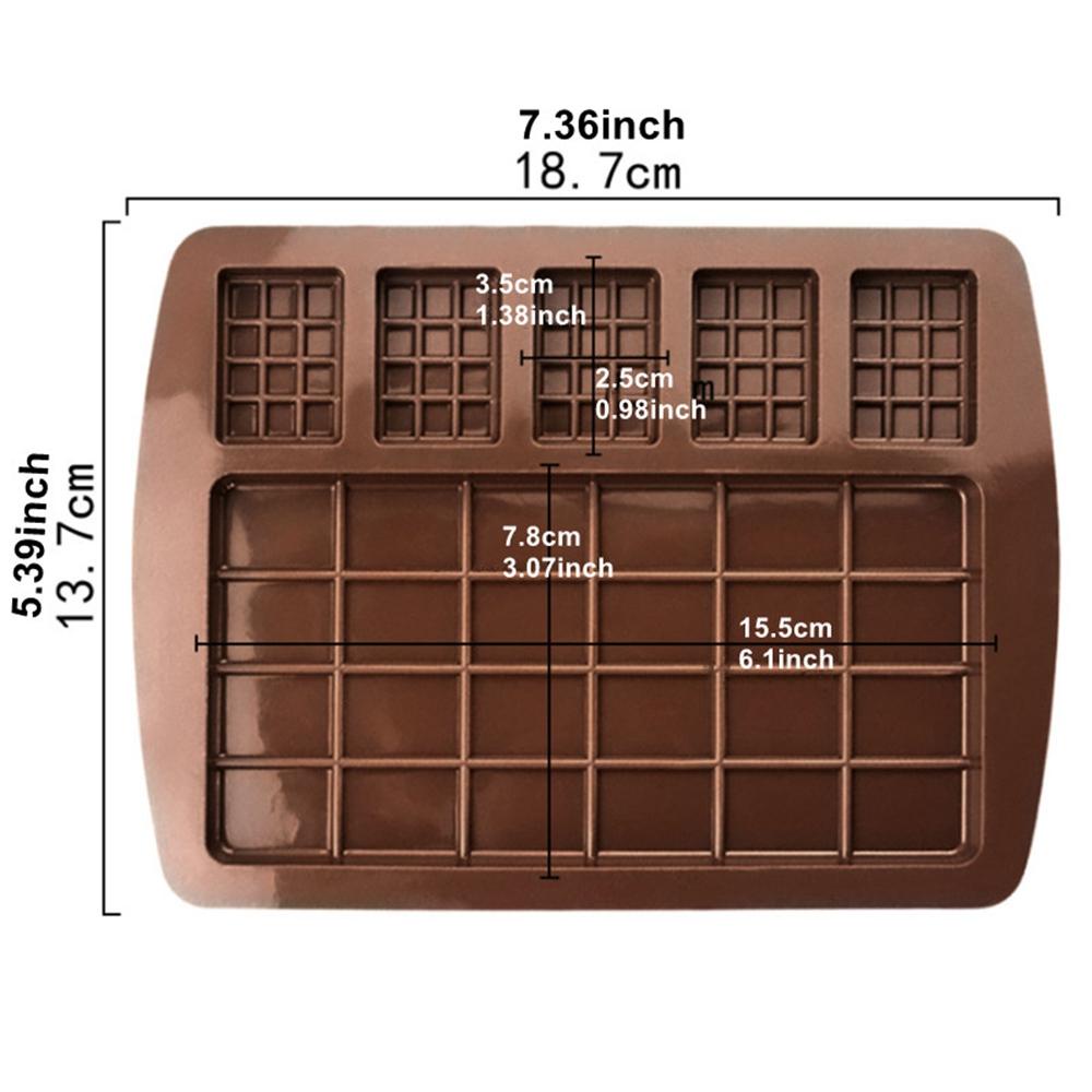 AUGUSTINA Khuôn Silicone Làm Bánh Kẹo Hình Thanh Gỗ Caramel DIY