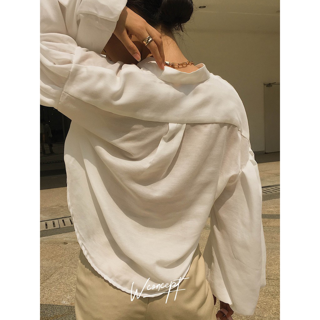 Áo sơ mi cổ trụ - SOPHIA