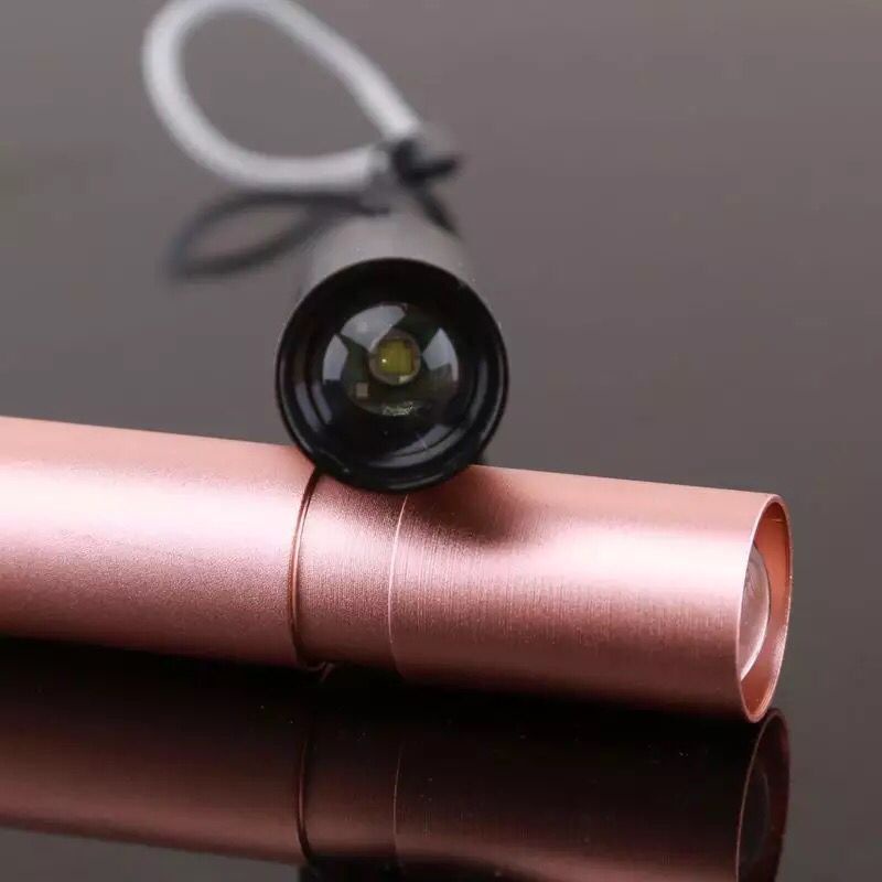 Đèn pin led mini siêu sáng bằng hợp kim nhôm có thể sạc lại