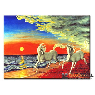 TRANH TÌNH YÊU ĐÔI NGỰA CV140819