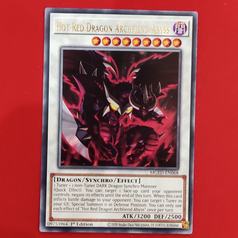 [EN-JP][Thẻ Bài Yugioh Chính Hãng] Hot Red Dragon Archfiend Abyss