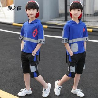 Bộ áo thun ngắn tay + quần dài cho bé trai