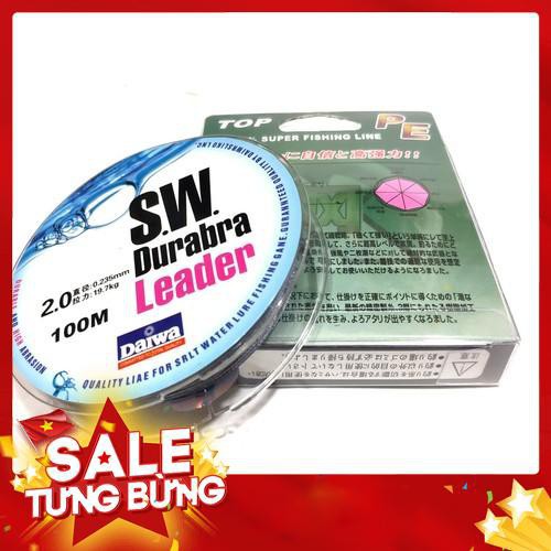 Sản phẩm bán chạy nhất - Dây Dù câu cá daiwa SW 4 lõi dài 100m từ 0.16mm đến 0.45mm - Phụ kiện đồ câu chính hãng cao cấp