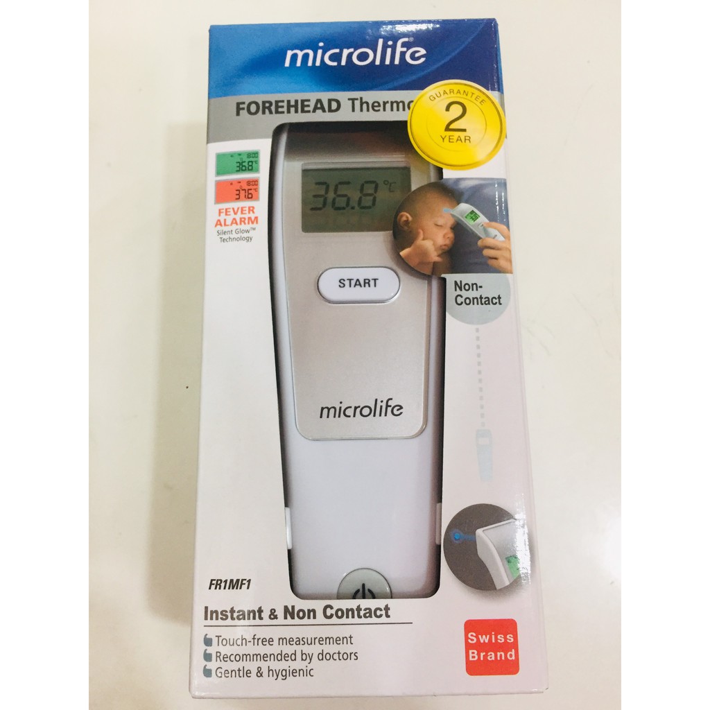 [Đo nhanh , Chính Xác Trong 1 Giây] Nhiệt kế hồng ngoại đo trán Microlife FR1MF1 - Hàng Thụy Sĩ