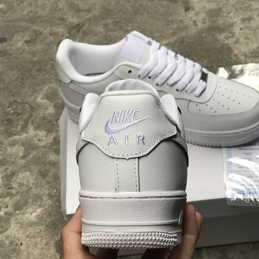 Giày thể thao AF1 Trắng nam nữ da miếng mới về, Giày air force one | BigBuy360 - bigbuy360.vn