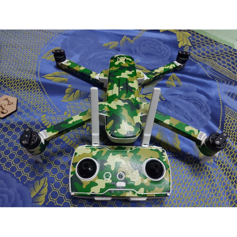 Miếng Dán Trang Trí Decal Skin Hubsan Zino H117S - Zino Pro Full Mẫu Rằn Ri CaMo