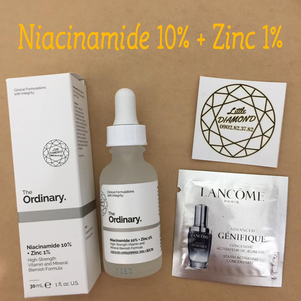 [Auth+Gift] Serum ngăn ngừa mụn và thâm ❤️The Ordinary❤️ Niacinamide 10% + Zinc 1% 30ml