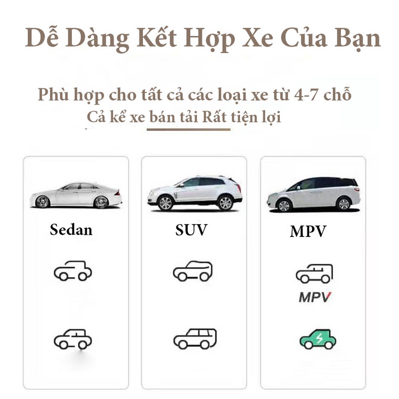 Đệm Hơi Ô Tô Thiết Kế Loại Treo Mẫu Mới -  Nệm Hơi Ô Tô Thiết Kế Phù Hợp Cho Các Dòng Xe 4-7 Chỗ Xe Bán Tải { TẶNG BƠM }