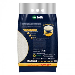 Gạo thơm ST25 A An (Túi 5kg) lành gạo - Ngon cơm