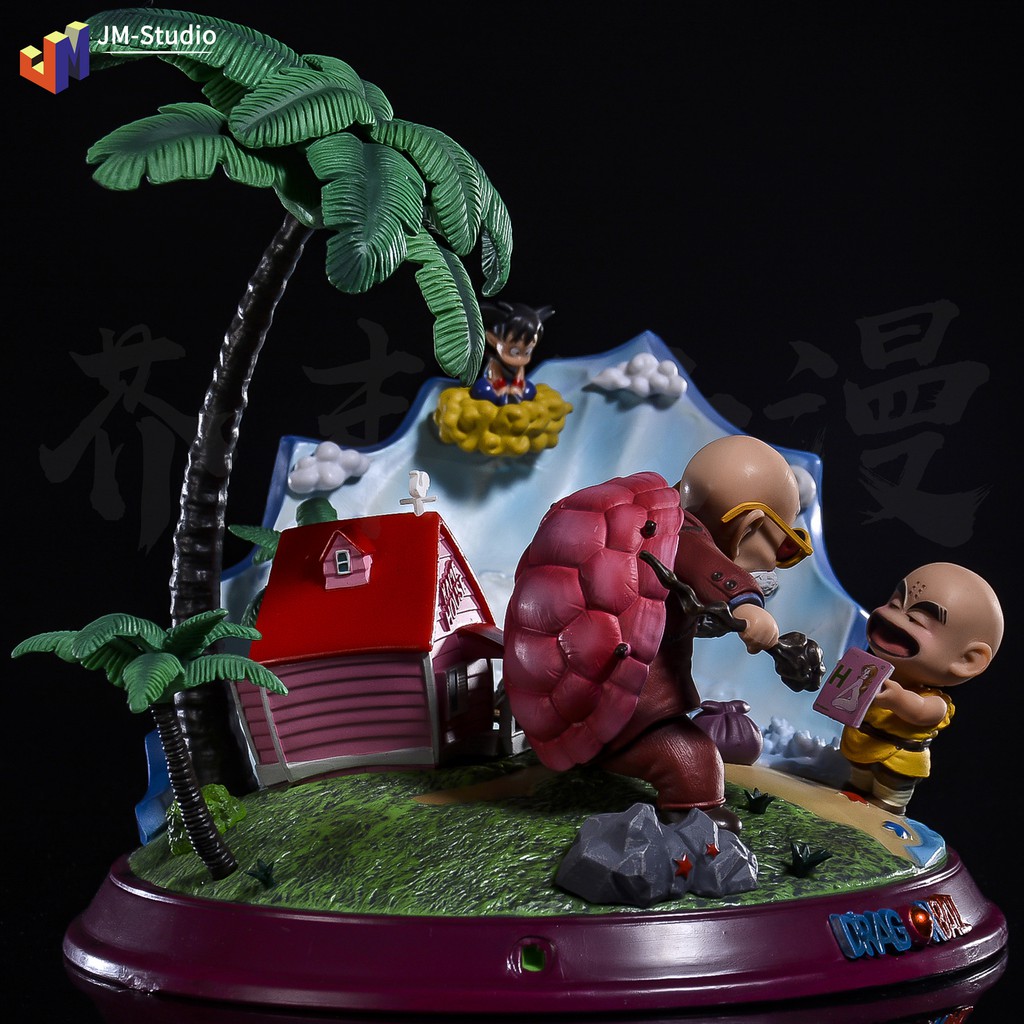 Mô hình sư phụ rùa và krillin ( Dragonball ) hàng siêu đẹp