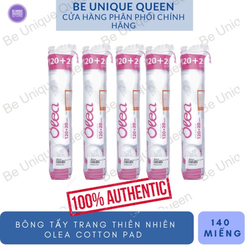 Bông Tẩy Trang Thiên Nhiên Olea Cotton Pad (140 Miếng)