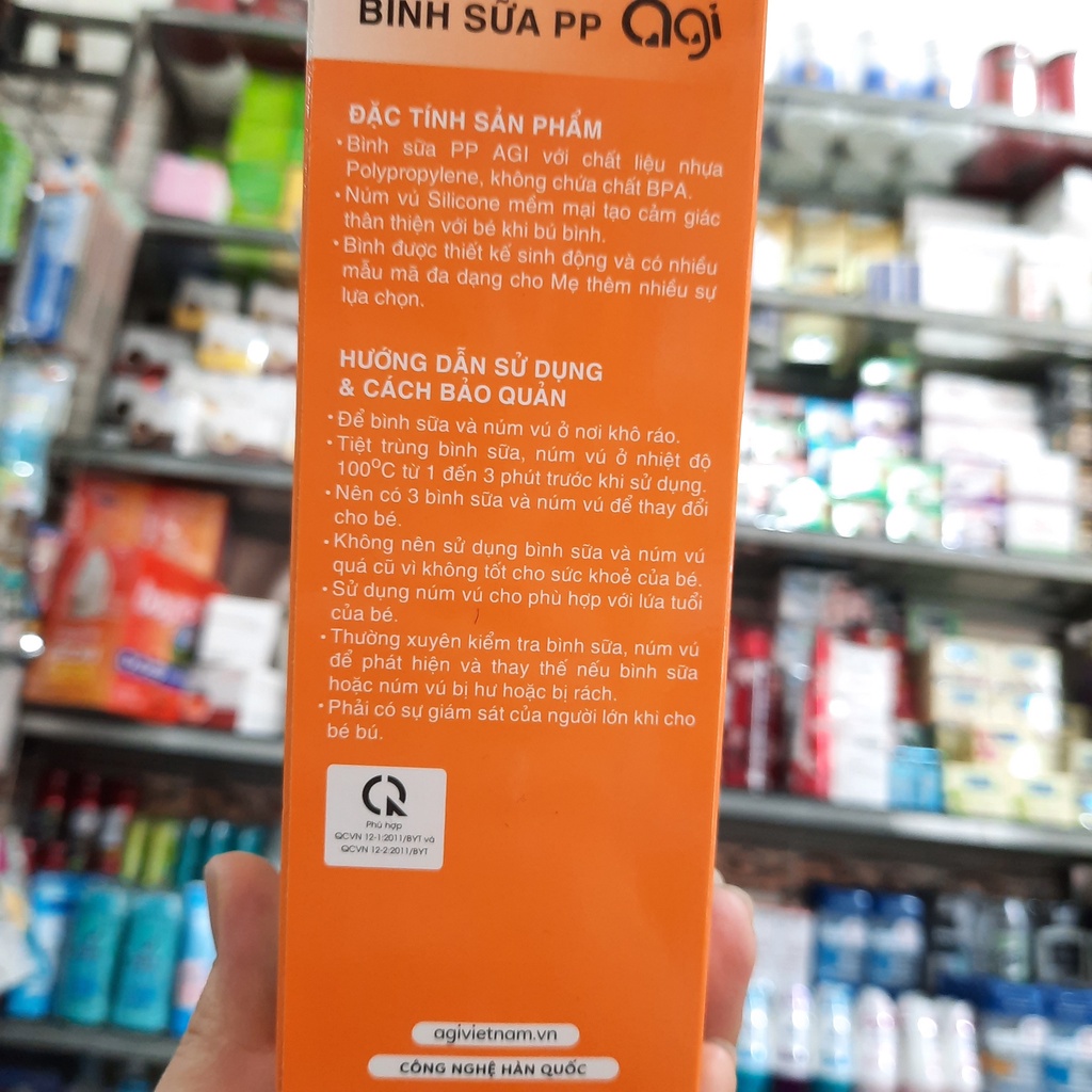 Bình sữa AGI PP 140ml
