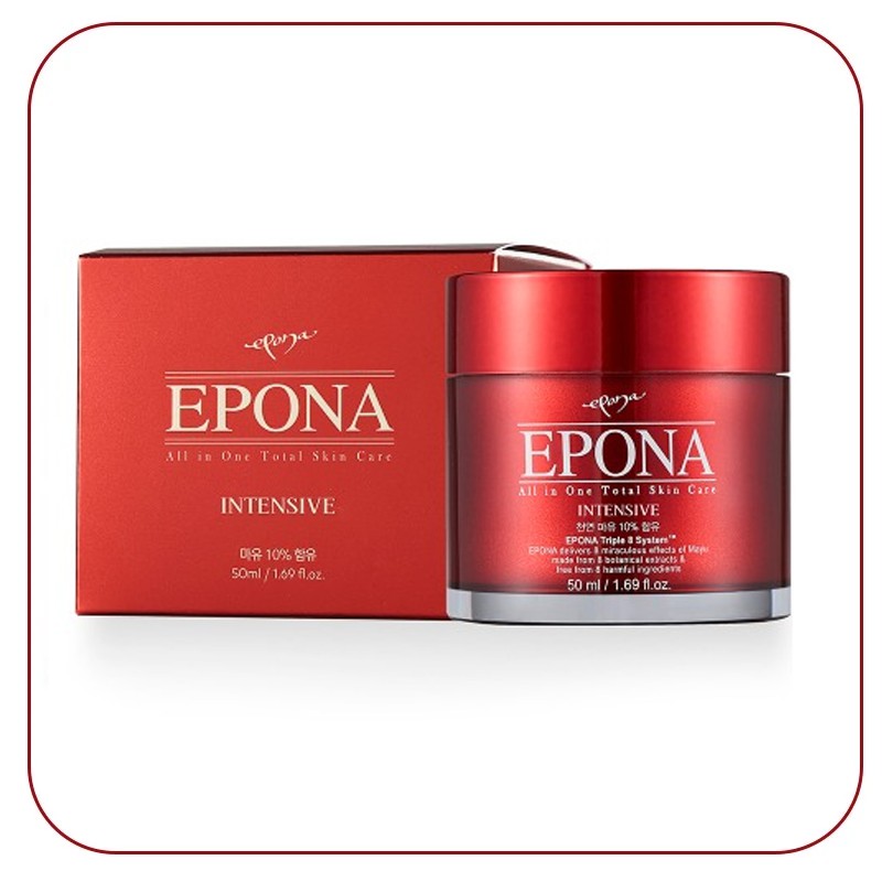 Kem Epona Hồng Sâm Dưỡng Trắng da, Giảm Thâm Nám Epona Red Ginseng Gold Whitening Cream 50ml